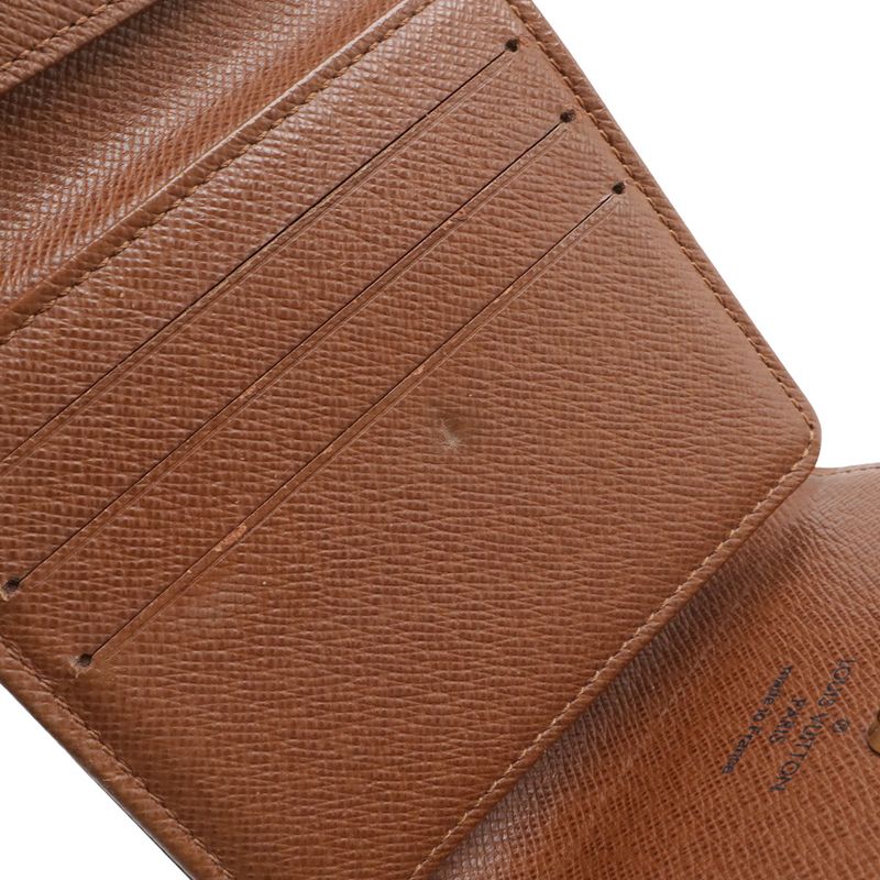 Louis Vuitton Monogram Portefeuille Elise Bifold Wallet Hook