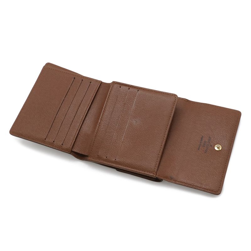 Louis Vuitton Monogram Portefeuille Elise Bifold Wallet Hook
