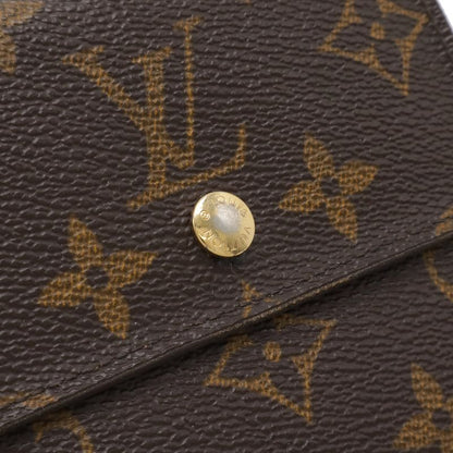 Louis Vuitton Monogram Portefeuille Elise Bifold Wallet Hook