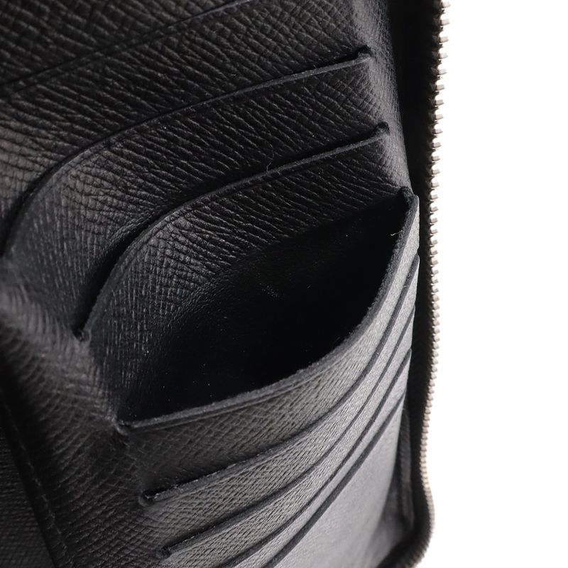 Louis Vuitton Damier Graphite Zippy Wallet Vertical Zip Around Black Gray