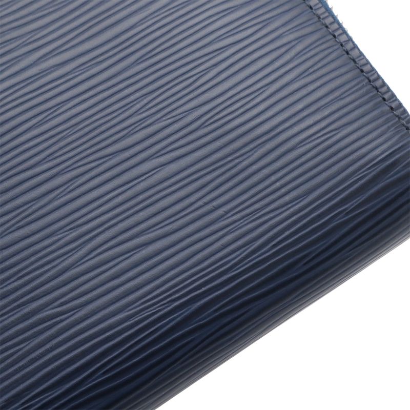 Louis Vuitton Epi Zippy Wallet Zip Around Andy Gobble Navy