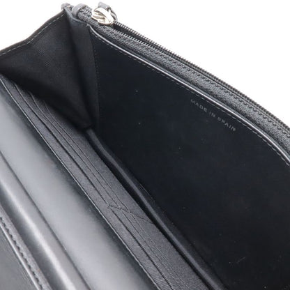 Chanel Quilted CC Logo Chain Wallet Shoulder Bag Enamel Patent