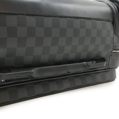 Louis Vuitton Damier Graphite Pilot Case Travel Bag Trolley Black Gray