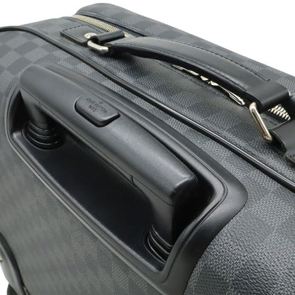 Louis Vuitton Damier Graphite Pilot Case Travel Bag Trolley Black Gray