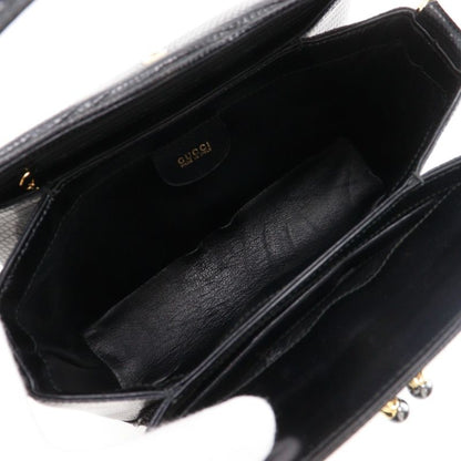 Gucci Vintage Embossed Leather Handbag