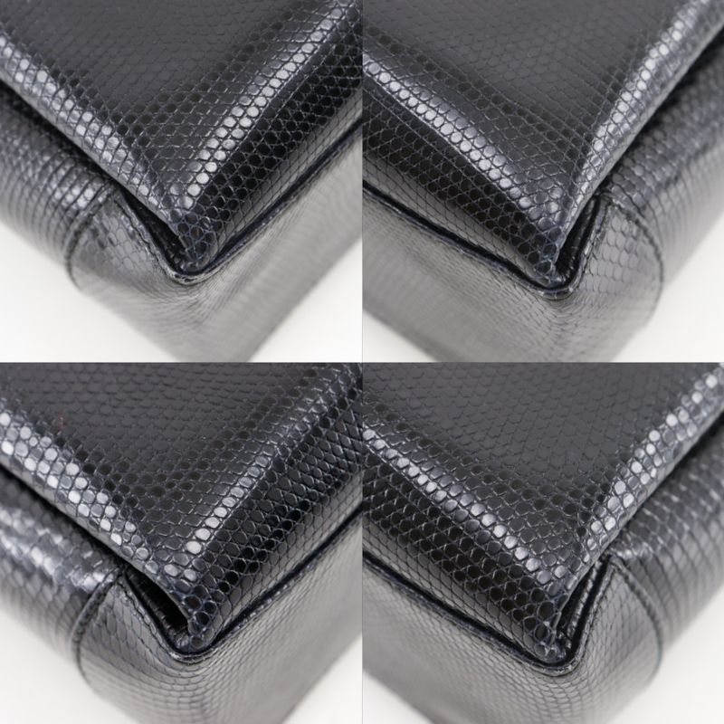 Gucci Vintage Embossed Leather Handbag