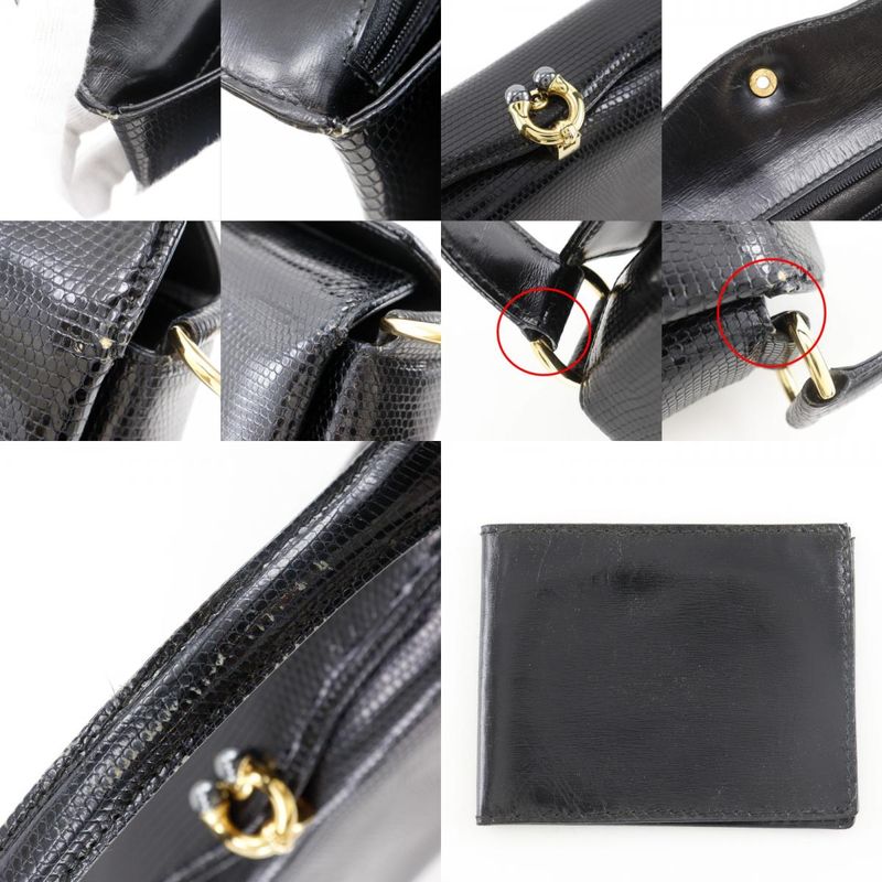 Gucci Vintage Embossed Leather Handbag