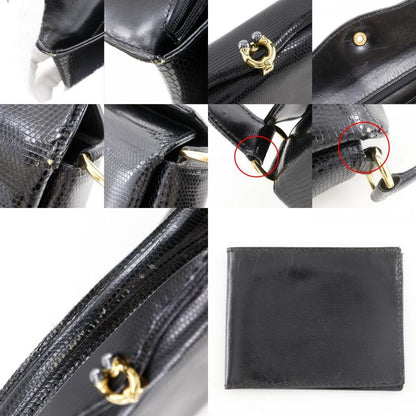 Gucci Vintage Embossed Leather Handbag