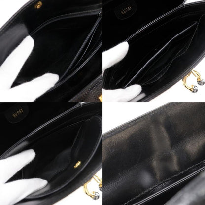 Gucci Vintage Embossed Leather Handbag