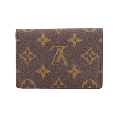 Louis Vuitton Organizer de Poche Monogram Card Case Canvas Brown Rujusari