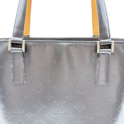 Louis Vuitton Monogram Matte Handbag Stockton Noir