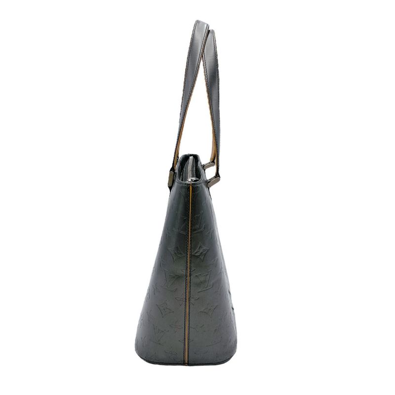 Louis Vuitton Monogram Matte Handbag Stockton Noir