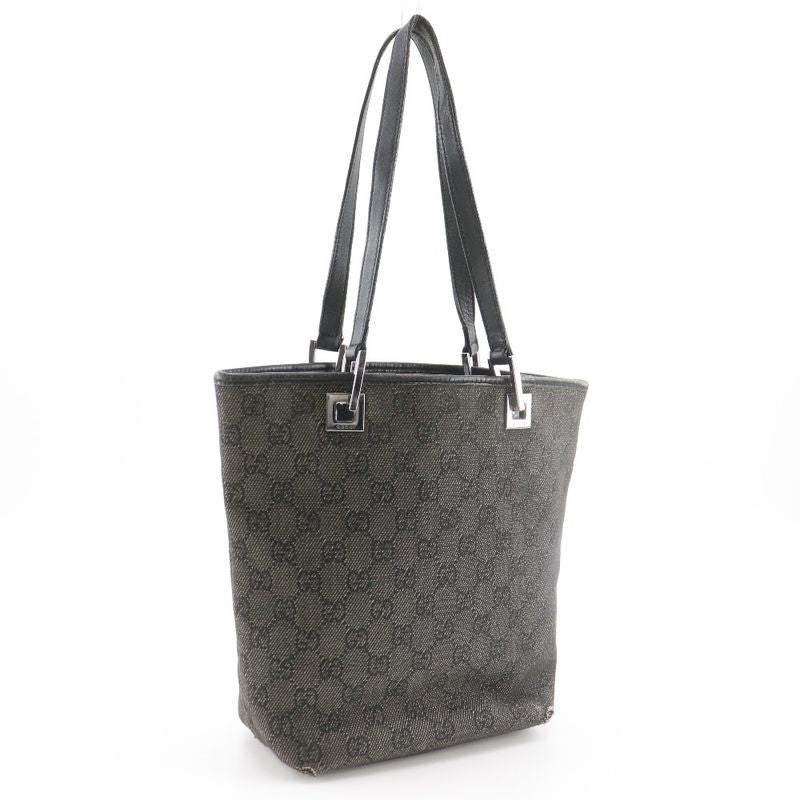 Gucci GG Denim Black Tote