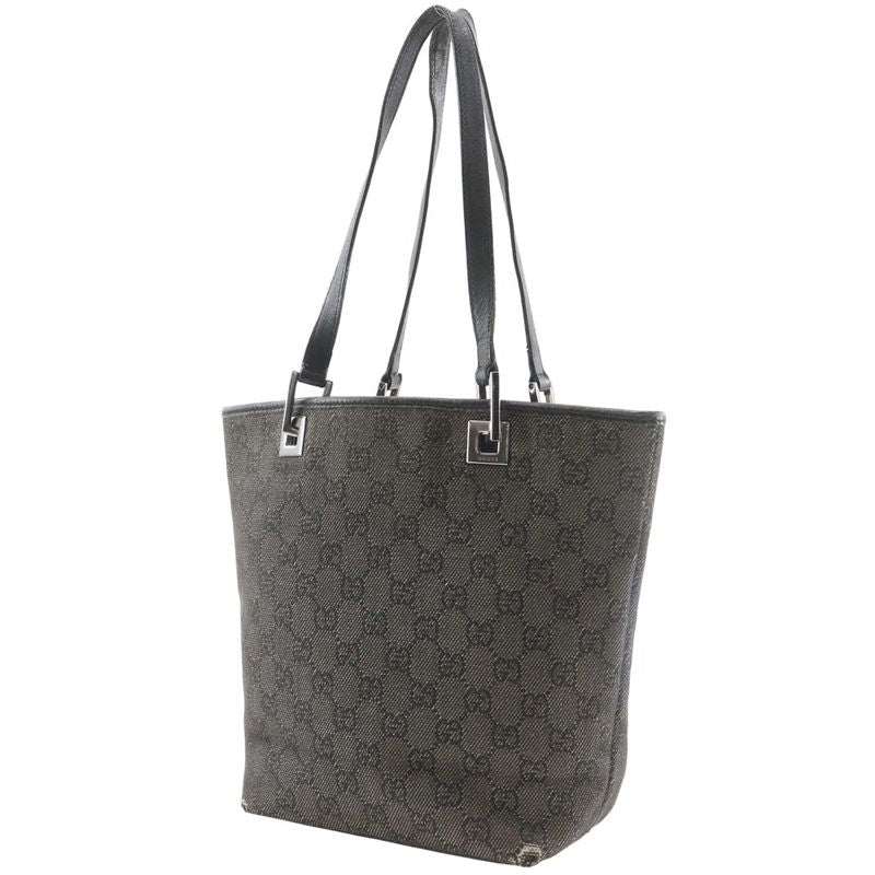 Gucci GG Denim Black Tote