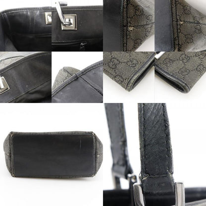 Gucci GG Denim Black Tote