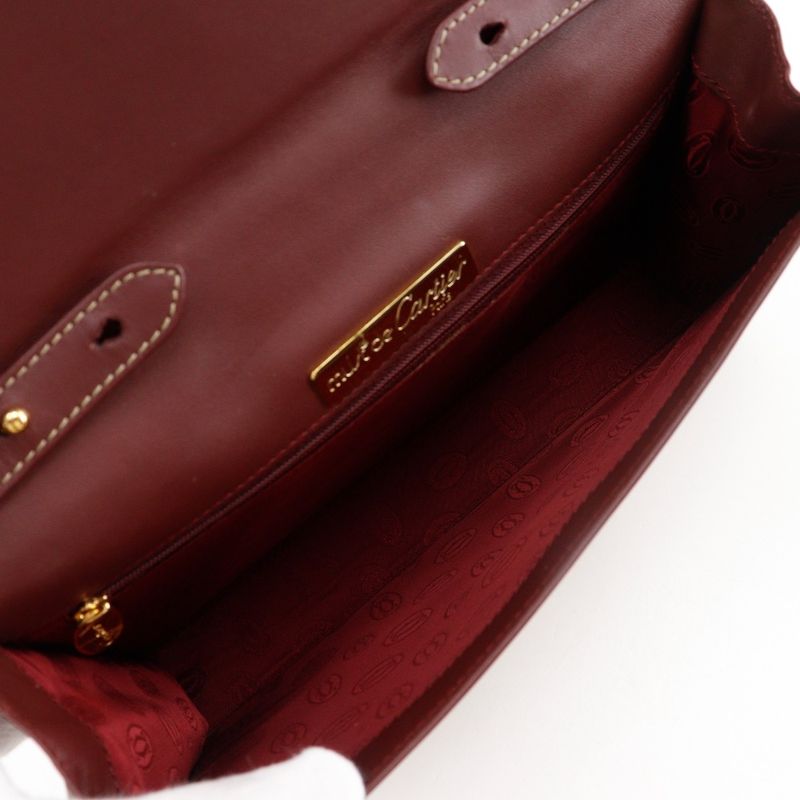 Cartier Must Shoulder Bag Bordeaux