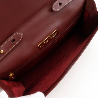 Cartier Must Shoulder Bag Bordeaux