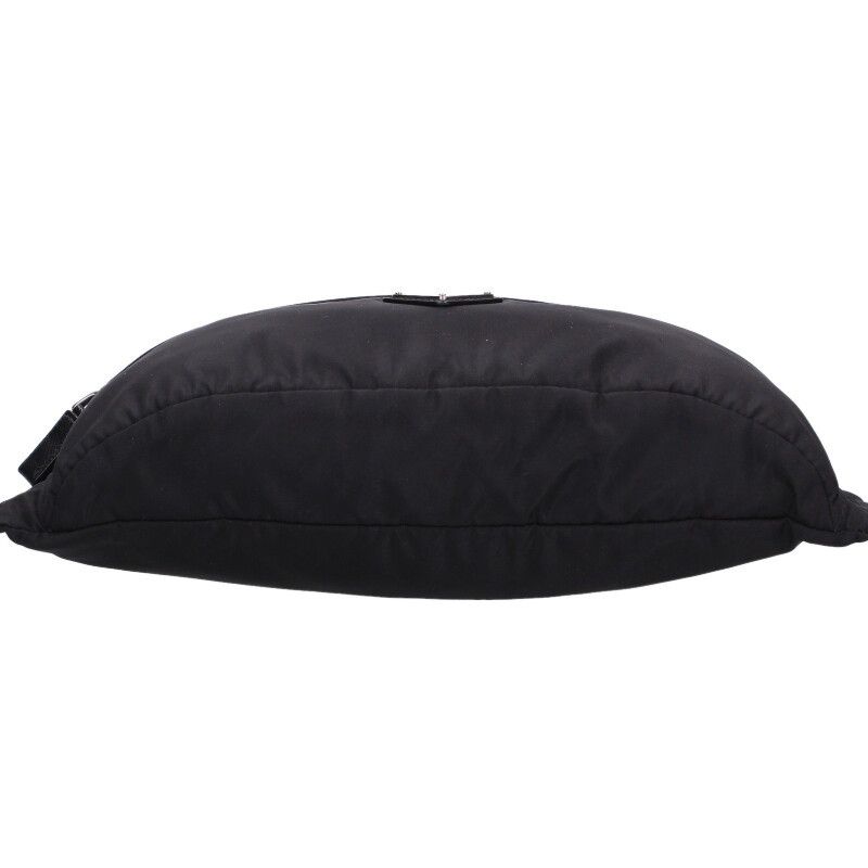 Prada Triangle Logo Plain Nylon Waist Bag
