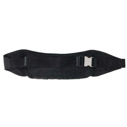 Prada Triangle Logo Plain Nylon Waist Bag