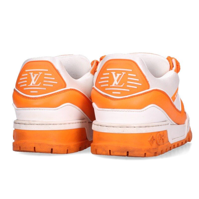 Louis Vuitton LV Trainer Maxi Sneaker Orange X White