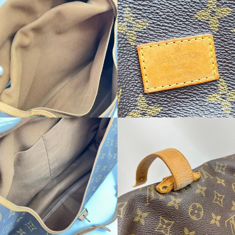 Louis Vuitton Shoulder Bag Saumur 35 Monogram Brown