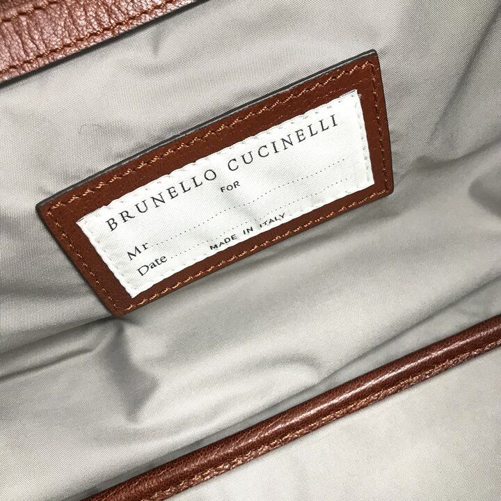 Brunello Cucinelli Weekender Country Hand Boston Leather Corduroy Travel Bag