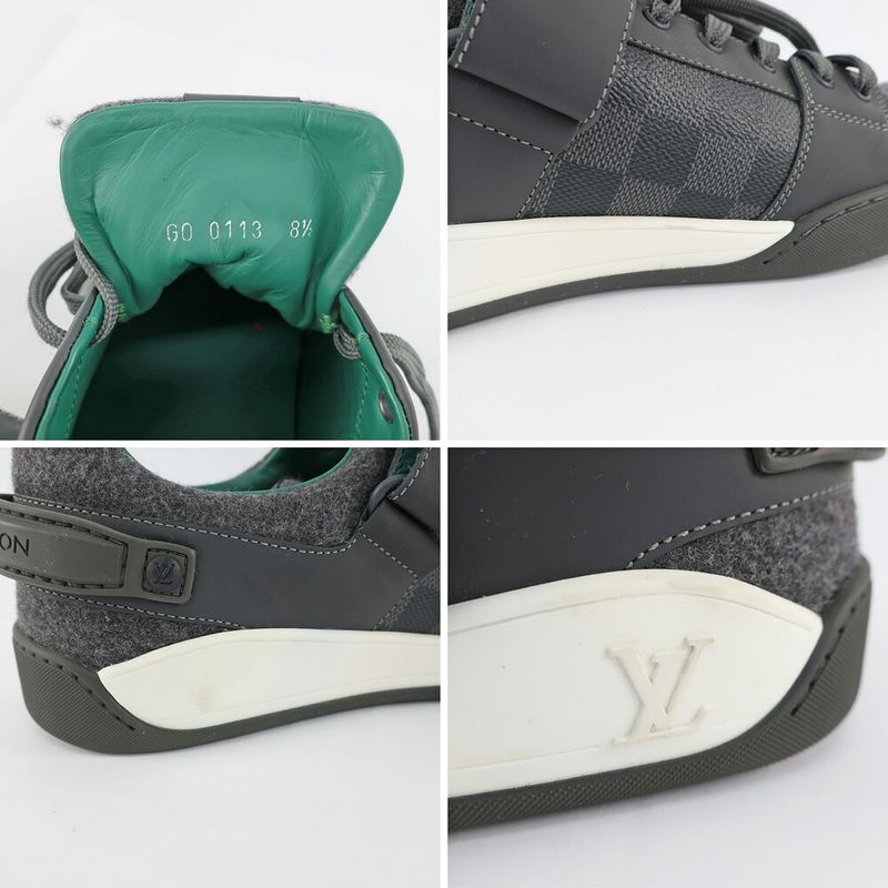 Louis Vuitton Sneakers Damier Graphite Gray Notation 8