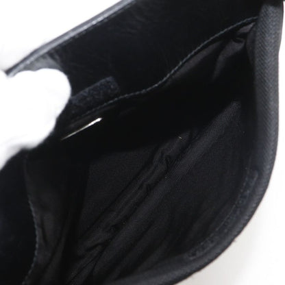 Prada Pochette Nylon Leather Black Shoulder Bag