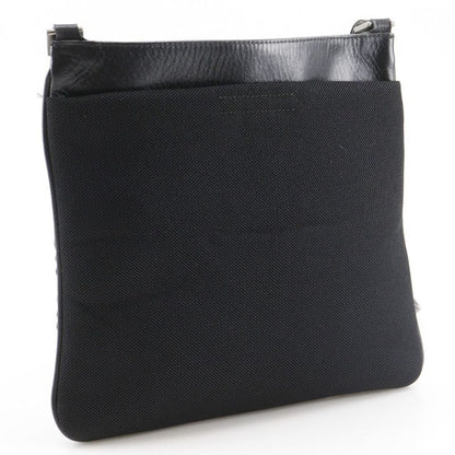 Prada Pochette Nylon Leather Black Shoulder Bag