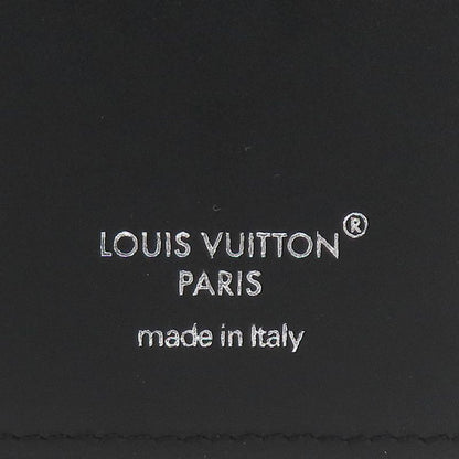 Louis Vuitton Card Case Monogram Macassar Holder Magnet Brown X Black