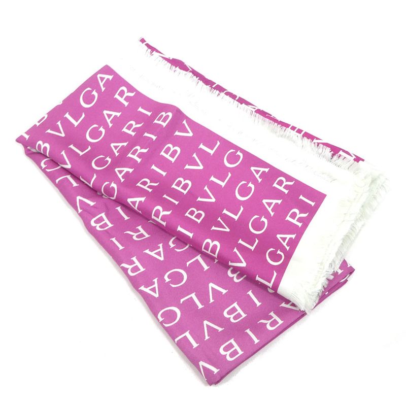 Bvlgari Shawl Silk Pink