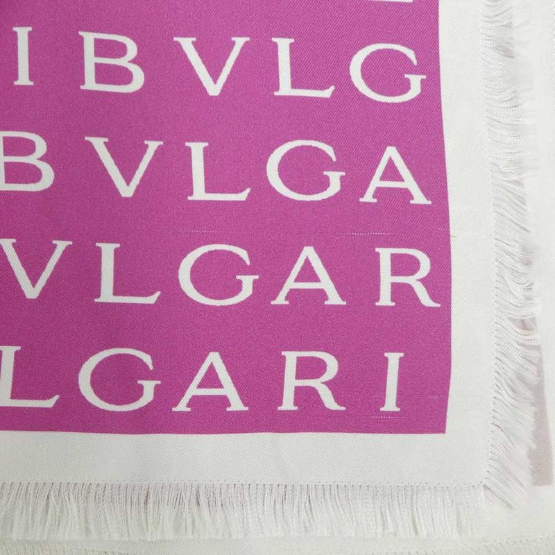 Bvlgari Shawl Silk Pink