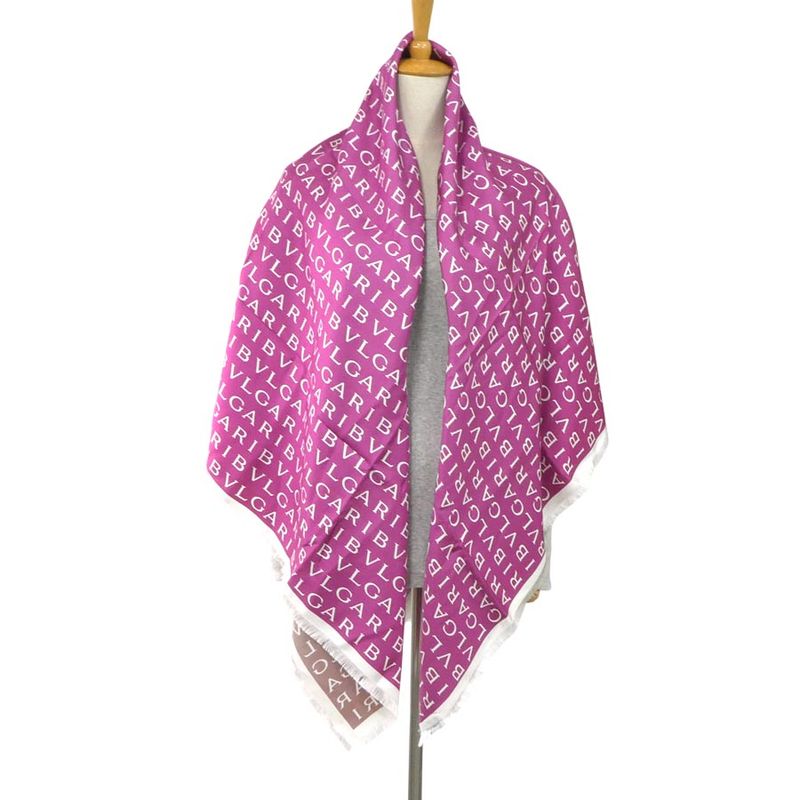 Bvlgari Shawl Silk Pink