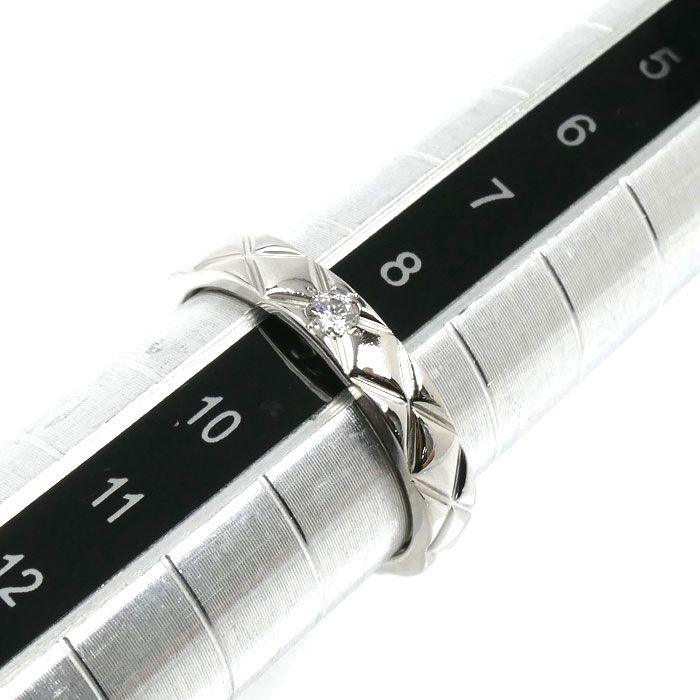 Chanel Quilted Diamond Ring 48