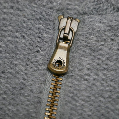 Dolce & Gabbana Knit 44 Alpaca Blend Zip Up Jacket