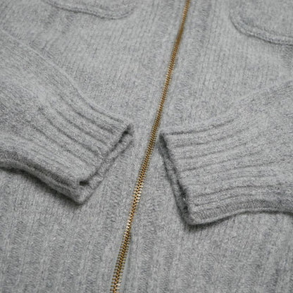 Dolce & Gabbana Knit 44 Alpaca Blend Zip Up Jacket