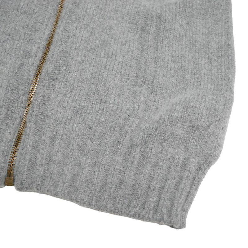 Dolce & Gabbana Knit 44 Alpaca Blend Zip Up Jacket