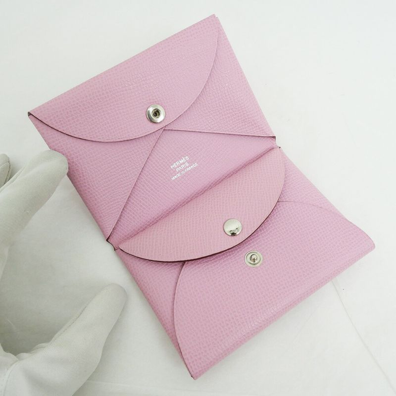 Hermes Calvi Duo Mauve Sylvestre Epsom