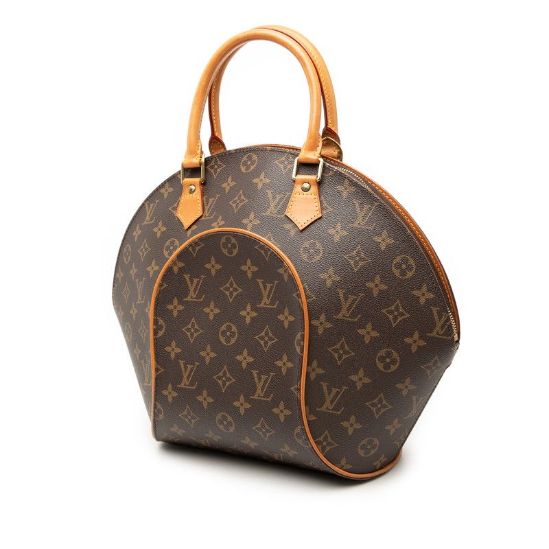 Louis Vuitton Monogram Ellipse MM Brown Leather