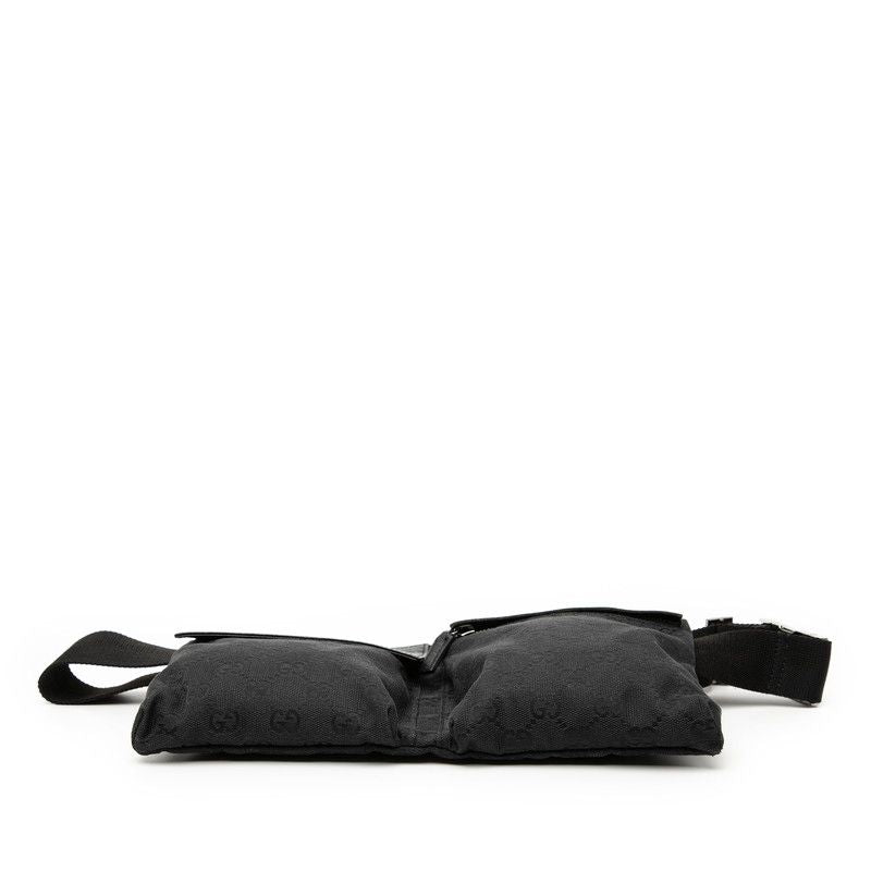 Gucci GG Canvas Black Shoulder Bag