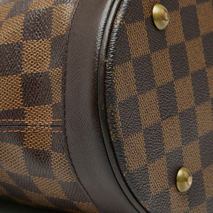 Louis Vuitton Damier Marais Tote Shoulder Bag Bucket Brown Leather