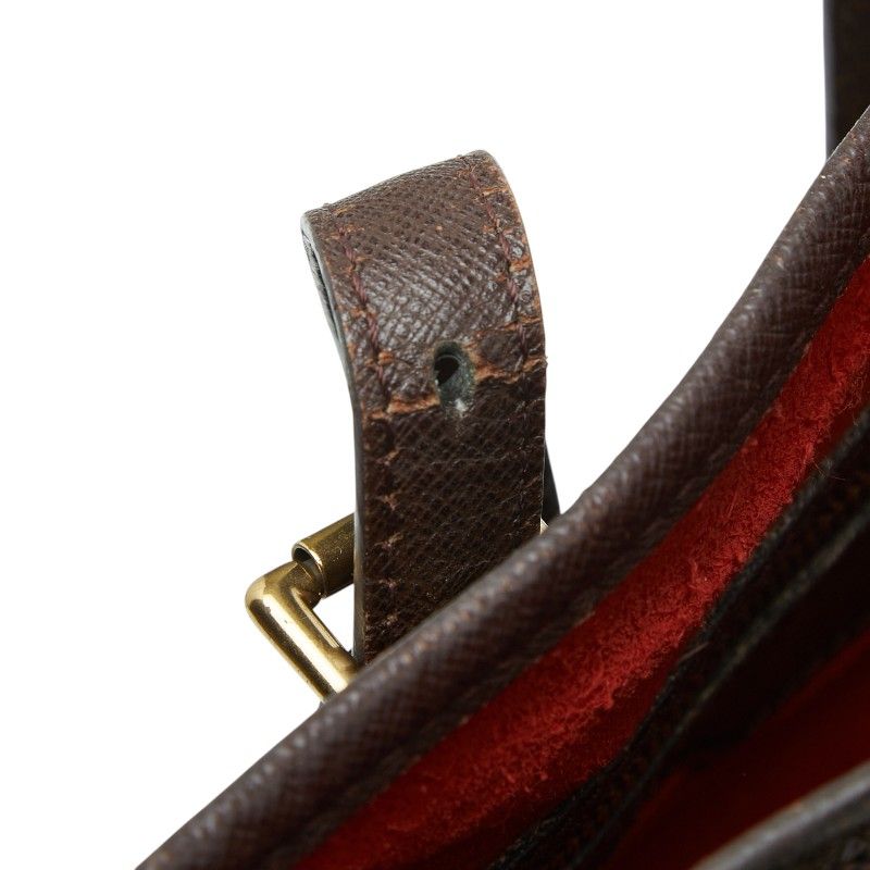 Louis Vuitton Damier Marais Tote Shoulder Bag Bucket Brown Leather