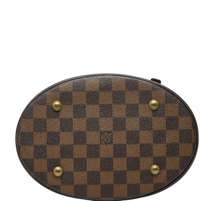 Louis Vuitton Damier Marais Tote Shoulder Bag Bucket Brown Leather