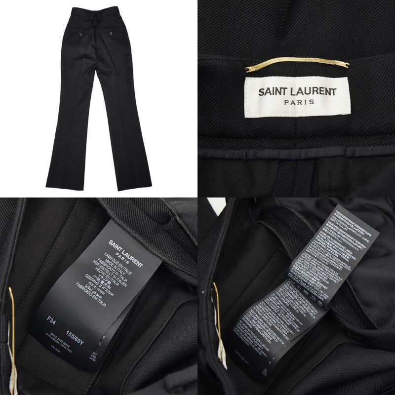 Saint Laurent Denim Jacket Pants Set Blue Black