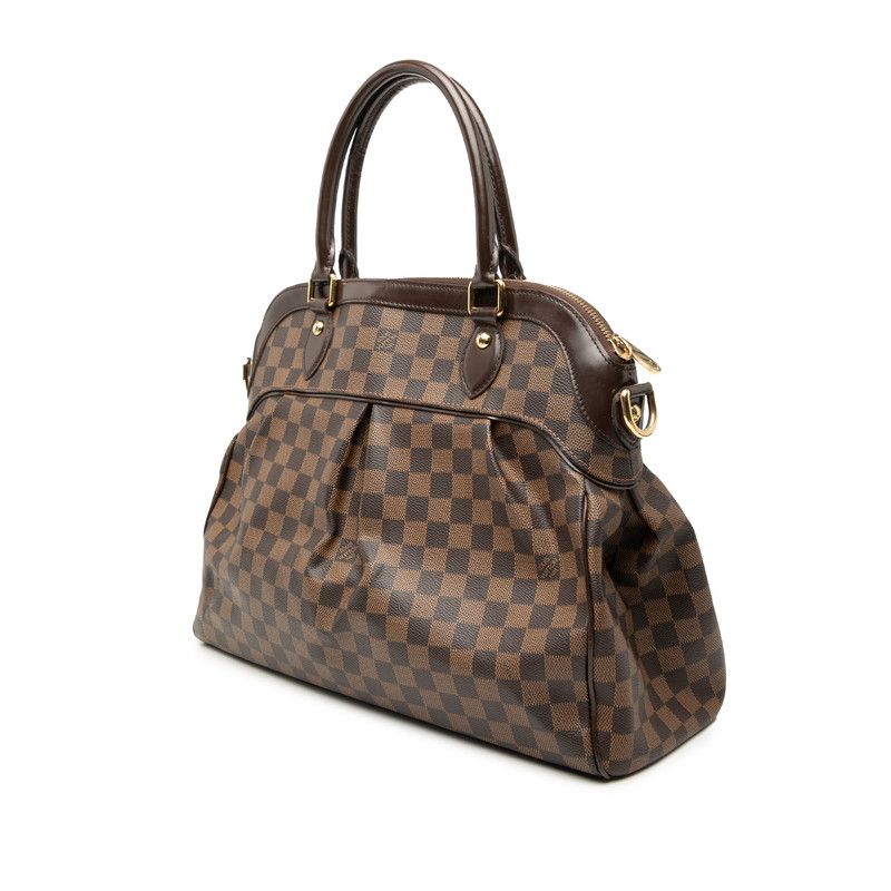 Louis Vuitton Damier Trevi GM 2-Way Shoulder Bag Brown
