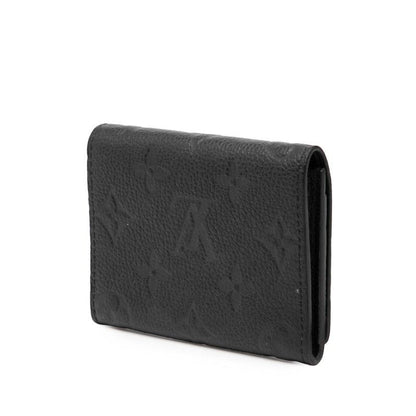Louis Vuitton Monogram Empreinte Amberop Carte de Visit Card Case Noir Black