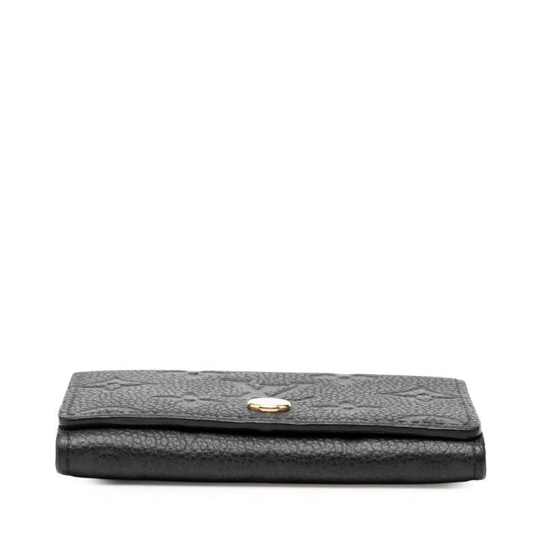 Louis Vuitton Monogram Empreinte Amberop Carte de Visit Card Case Noir Black