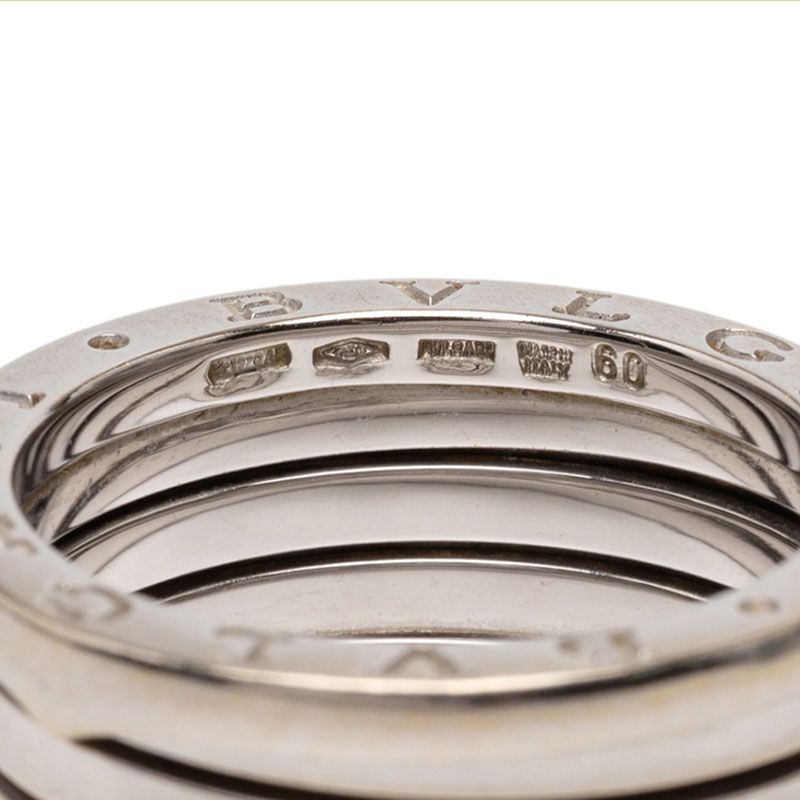 Bvlgari B-zero One Band Ring 60 18K White Gold