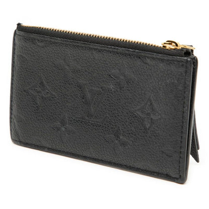 Louis Vuitton Monogram Empreinte Card Holder Zip Coin Case Fragment Noir Black