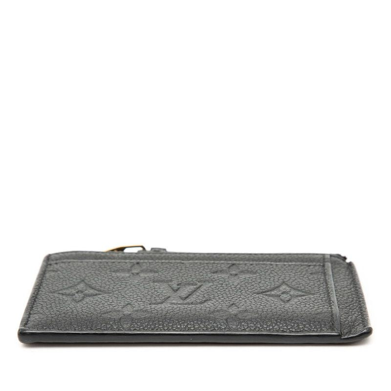 Louis Vuitton Monogram Empreinte Card Holder Zip Coin Case Fragment Noir Black